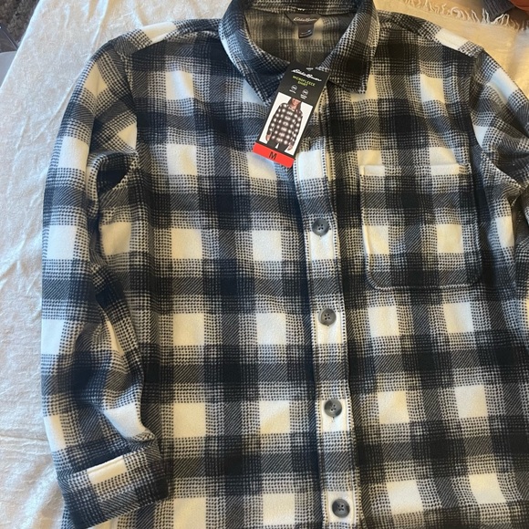 Eddie Bauer Tops - Eddie Bauer Fleece Flannel NWT